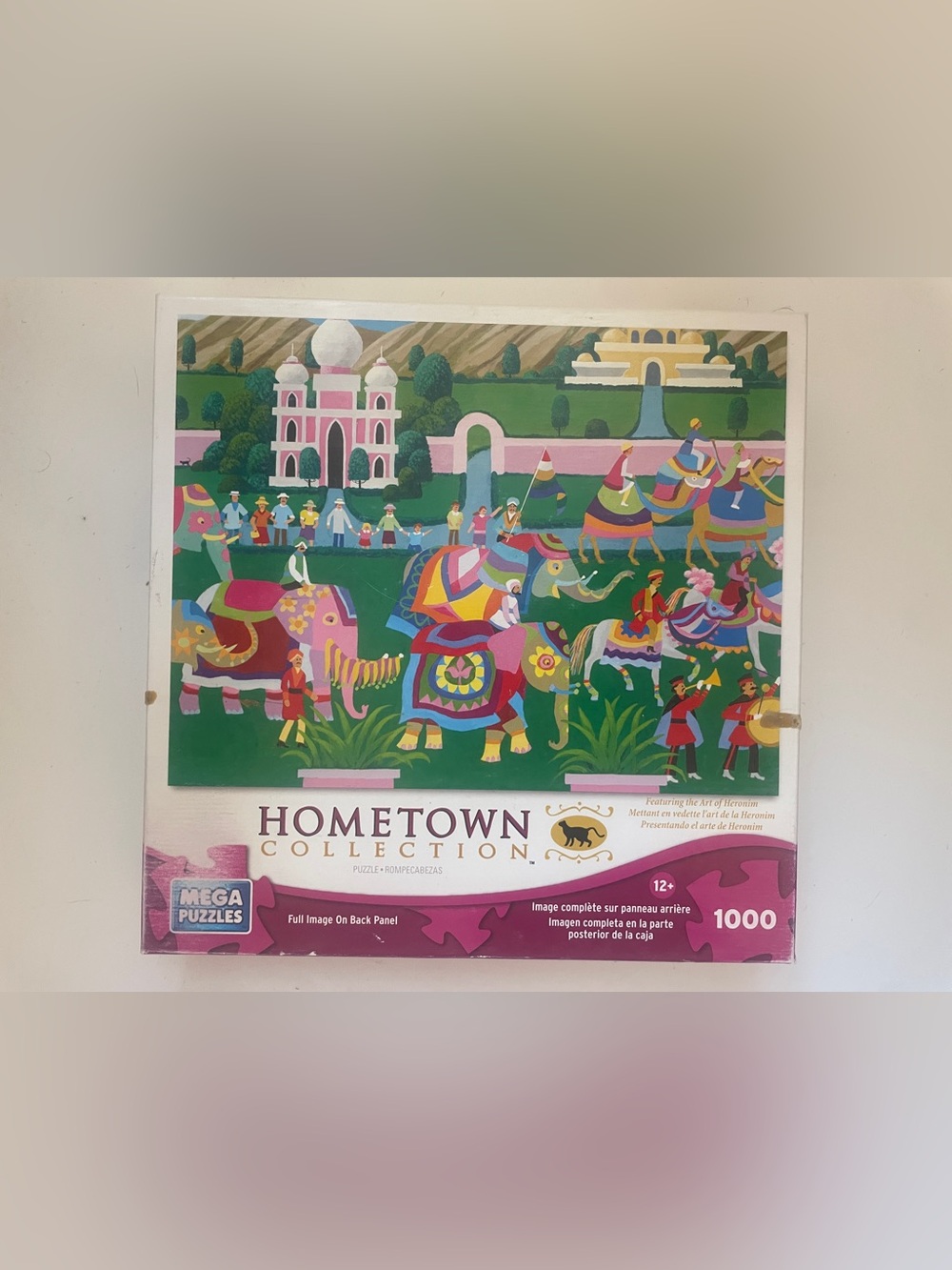Hometown Collection 1000 Piece Jigsaw Puzzle by Mega Colorful Elephant Festival